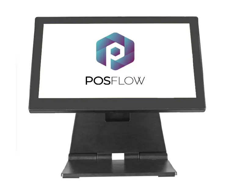 POS Terminal with POSFlow Solutions Logo